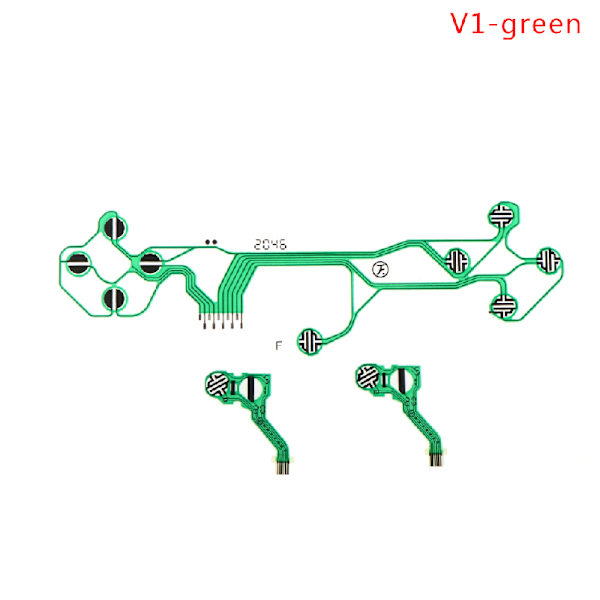 För PS5 Controller Conductive Film Keypad Flex Cable Ribbon V1-green