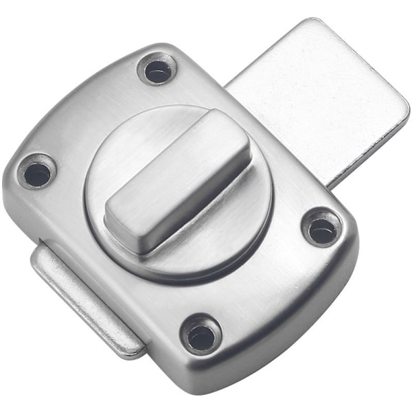 Oven lukko Valettu metallikoukku Salpa Lukko WC-ovet Oikeakulma S Silver Large