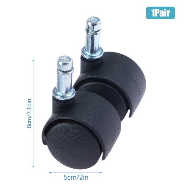 1 Par 2 tum Universal Hjul Svänghjul Rullstol Ca C 1Pair