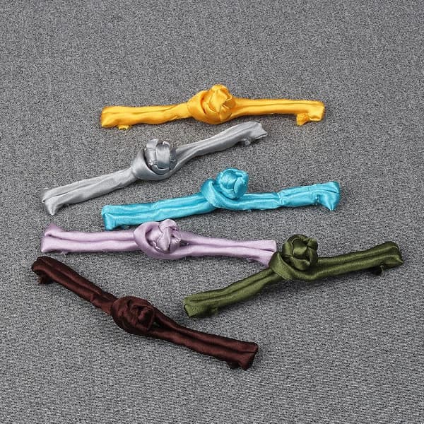 5 par knapper til Tang-drakt Håndlaget Cheongsam-knapper Knute-feste A2