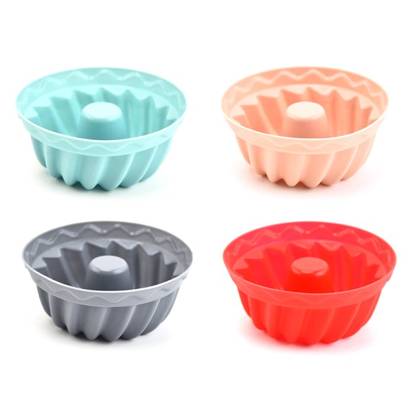 12stk Muffin Cup Kake Liner Form DIY Cupcake Cup Silikon Muffi Pink