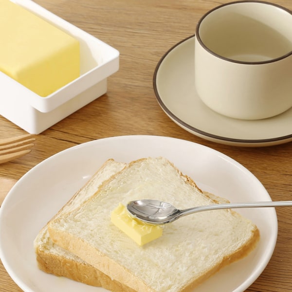 Butter Dish Smør Fresh-keeping Box With ter Slicer Benkeplate