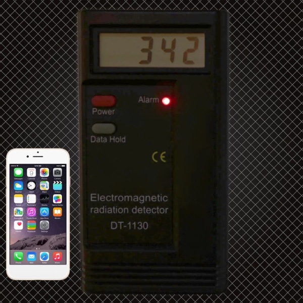 Elektromagnetisk strålningsdetektor LCD Digital EMF-mätare