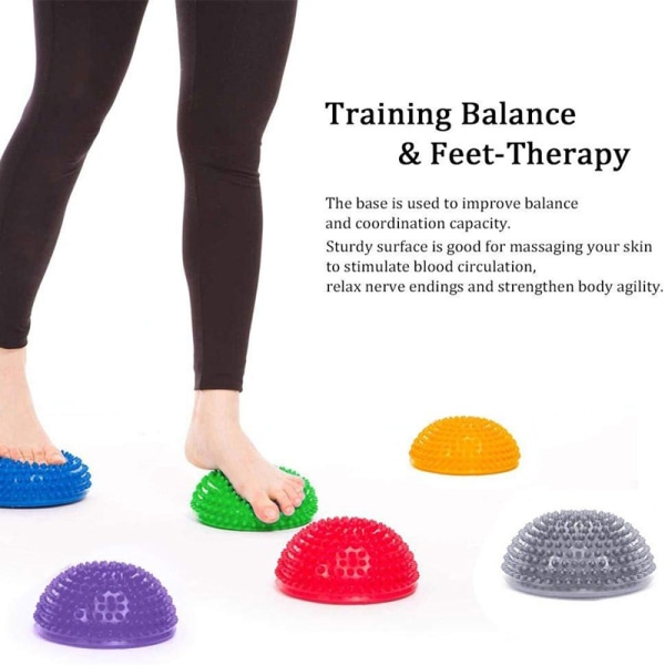 Balance Stepping Stone Durian Balance Ball Lasten Sensorinen lelu Fit Green