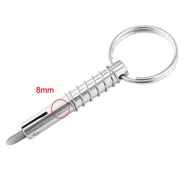 8 mm BSET MATEL Marine Grade 316 rustfrit stål Quick Release P 76mm
