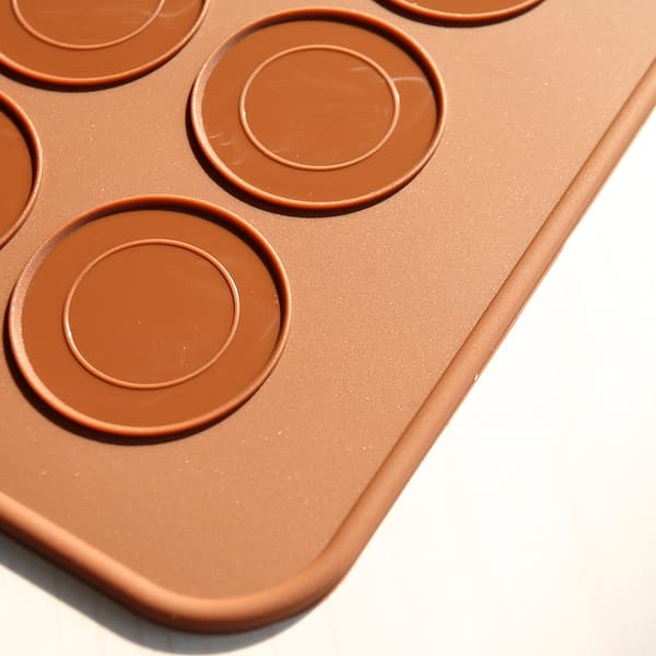 Stor dobbeltsidig macaron makron dessert silikon bakematte
