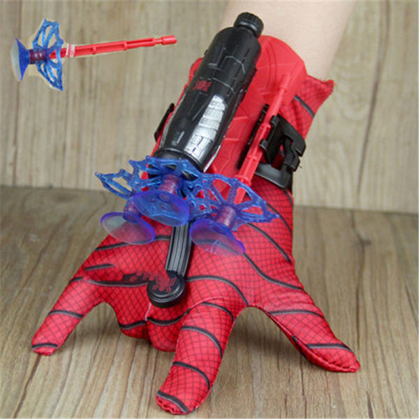 Nyt Spider Man Legetøj Plast Cosplay Spiderman Handske Launcher