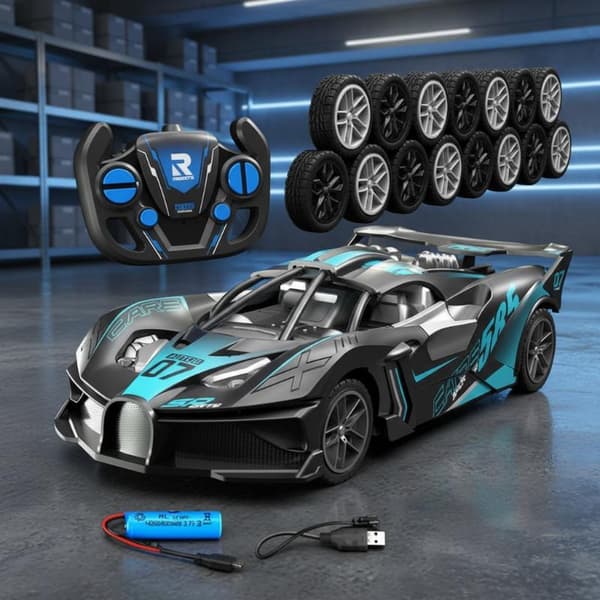 Fjernstyret bil 1:20 Genopladelig racerbil Børn RC Drift C 1
