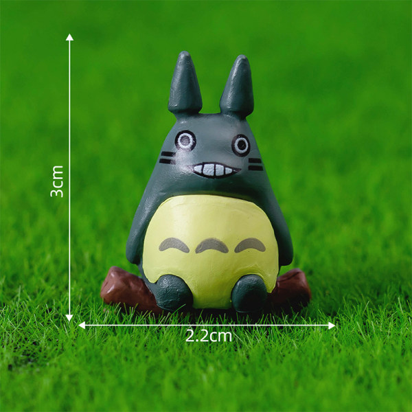 Kawaii Anime Totoro Figurine Tecknad Figurer Micro Landscape Ga 2
