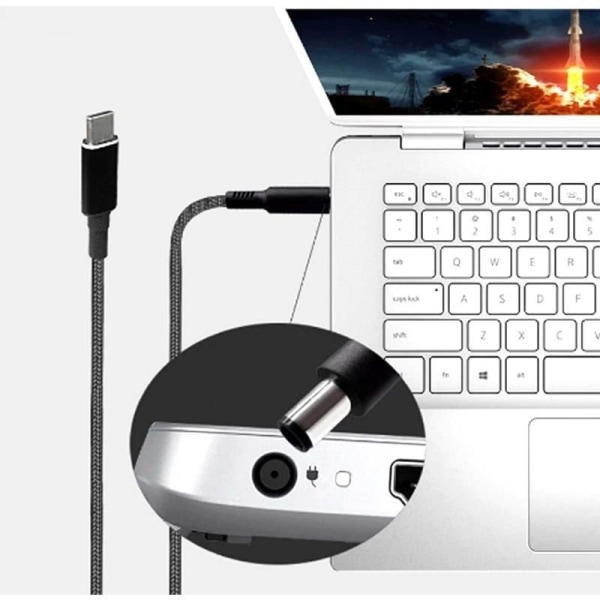 65/100W Type C DC Strømadapter Stik USB Type C Til Un 65W
