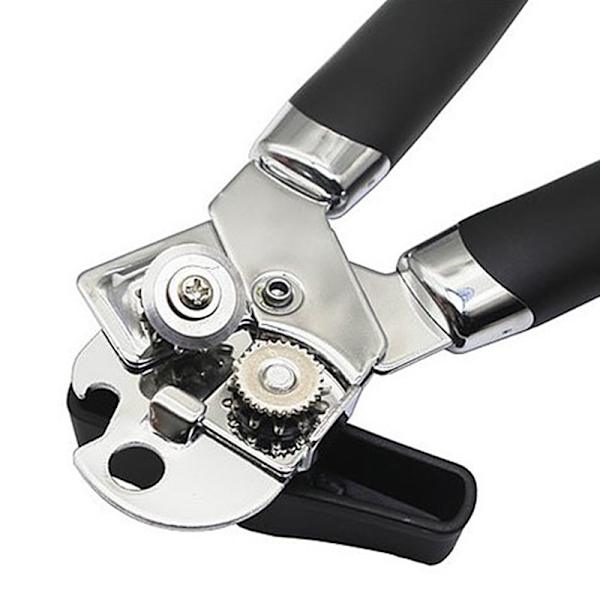 1 st konservöppnare i rostfritt stål Plåt Professionell manuell burköppning Can opener