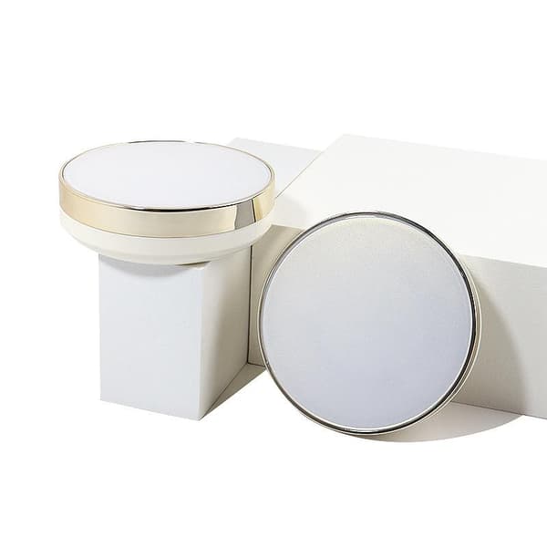 Tom luftpute foundation puffboks DIY kosmetikkveske med PU
