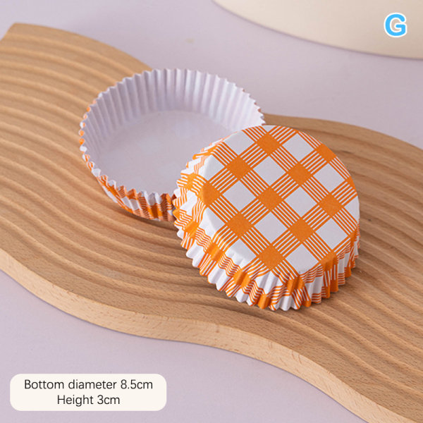 100 Stk Cupcake Papir Liner Kop Muffin Case Bakke Kage Form Bagin G