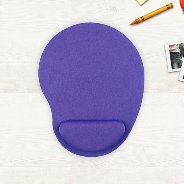 Musmatta med handledsstöd för laptop matta Anti-Slip Gel Wrist EV Purple