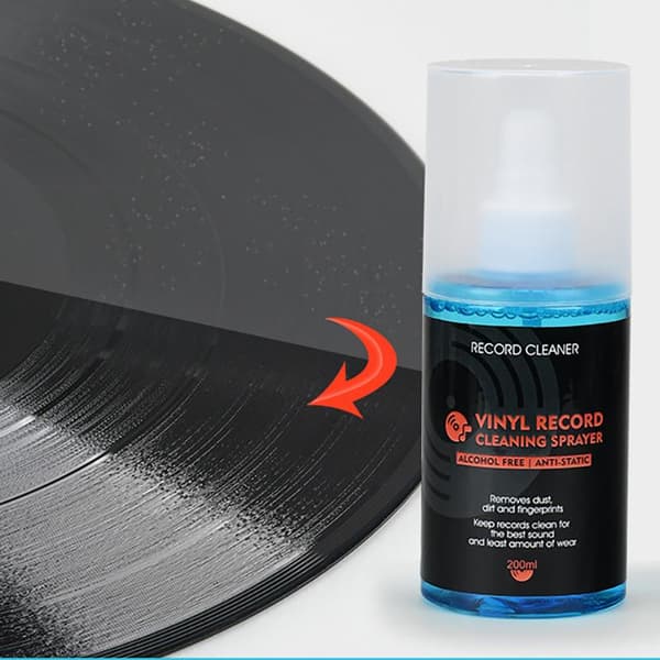 Vinylplade Rensevæske Spray til LP/CD Pladespiller Plader P
