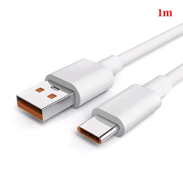 7A 100W Type C USB-kabel Superrask ladekabel 1m
