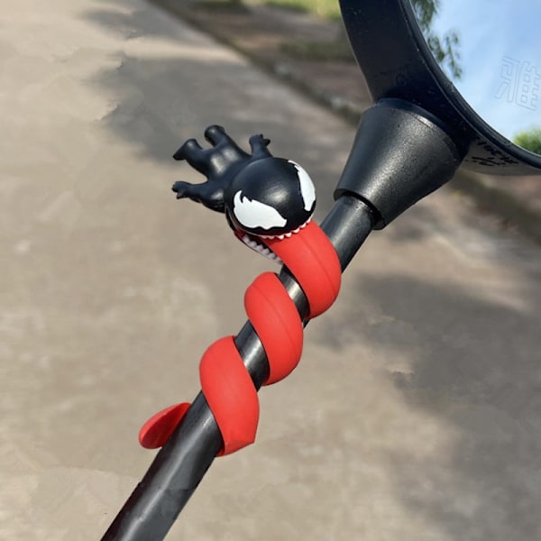 Parasitic Monster USB kabel Wire Data Line Hållare Bil Motorcykel Black