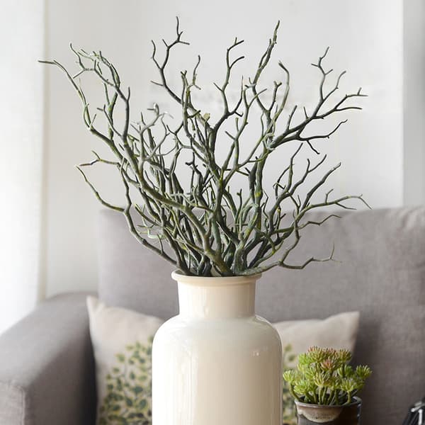 Kunstig Lang Tregren DIY Party Sort Dekorasjon Mørk Tr Blue