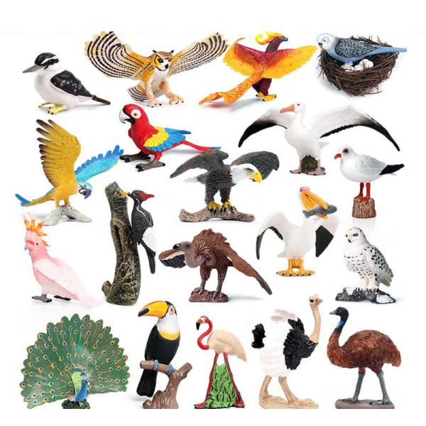 Simulation Bird Models Turkiet Flamingos Parrot Bird Models Acti 8(Red Flamingos)