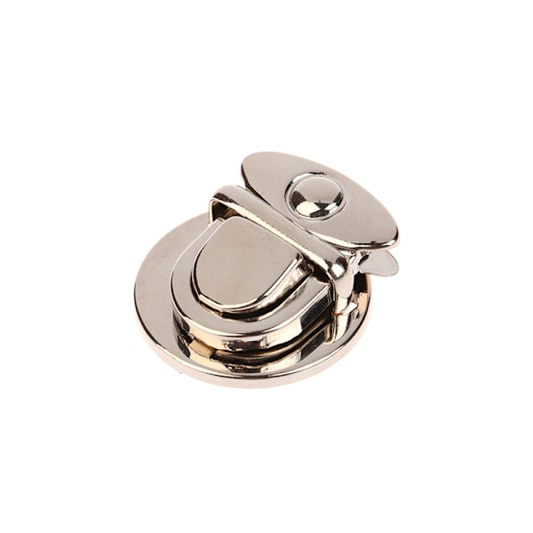DIY Metal Lås Case Spänne Spänne För Handväskor Axelväskor Silver S
