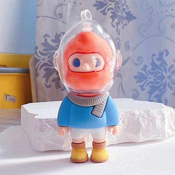 Sarjakuva-avaimenperä Kawaii Anime Figuuri Silikonimallin riipusavain A5