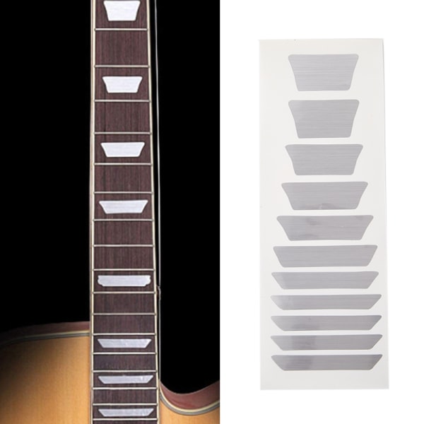 Elektrisk akustisk gitarr Inlay Sticker Gripbräda Markers Guitar C