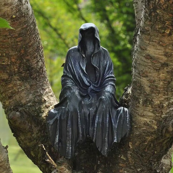 2023 Ny Reaping Solace Reaper Sitting Statue Gothic Desktop Re