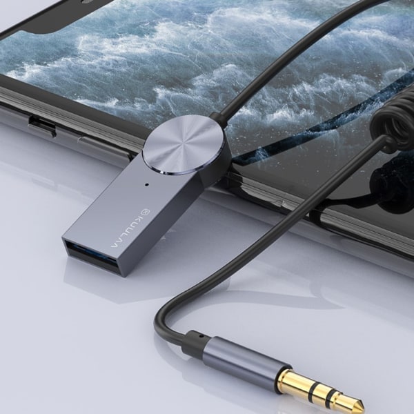 Aux Bluetooth Adapter Dongle Kabel Til Bil 3,5 mm Jack