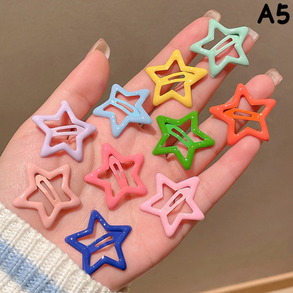 10 kpl / set e Colorful Star Pentagram Y2k Fashion Five-Pointed St A4