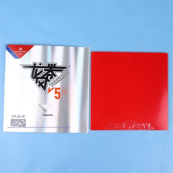 REACTOR Tornado V5 Bordtennisgummi Klebrig Loop Attack Ping Black