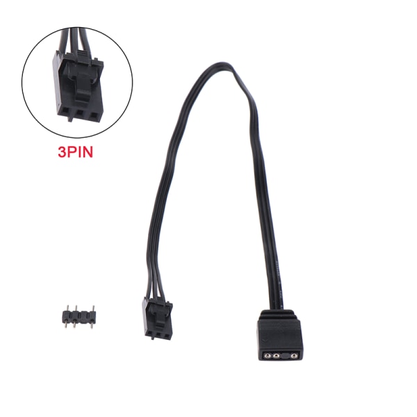 Adapterkabel for Corsair RGB til standard ARGB 3/4-pinners kontakt 3pin