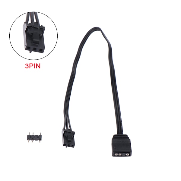 Sovitinkaapeli Corsair RGB:tä varten ARGB:n 3/4-pinniseen vakioliittimeen 3pin