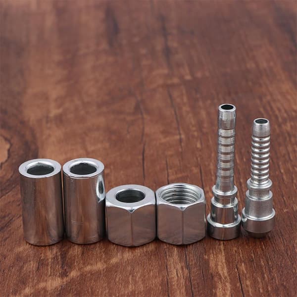 2 sett skiveslangeinnsatsbeslag vrikobling D14MM ringmutter 33 2Sets