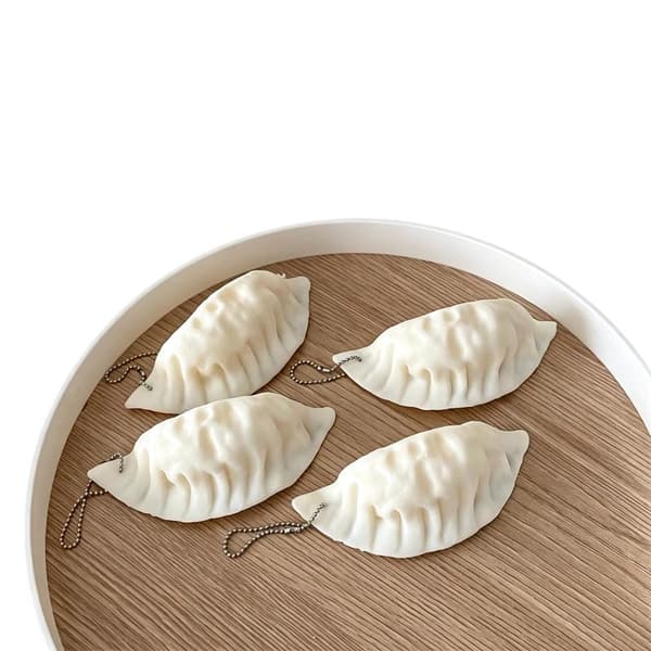 Simulering Dumpling Långsamt Stigande Nyckelring Mjuk Leksakspresenter