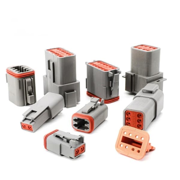 2 3 4 6 8 12-pin vanntett elektrisk koblingssett DT04-12P D E