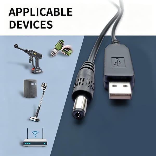 USB-tehostinmuunninsovitin tehonkorotuslinja DC 5V - DC 9V / A3