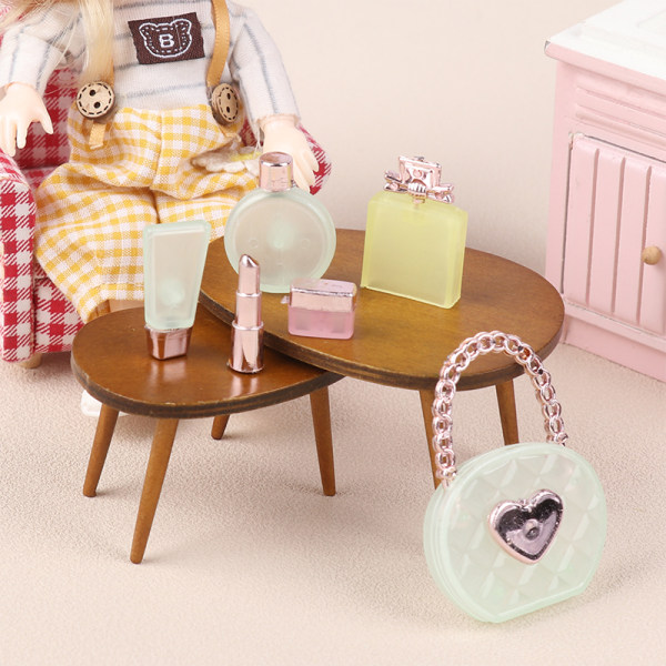 9 st/ set Doll Simulation Parfym Kosmetisk leksak för docka Klä UPP