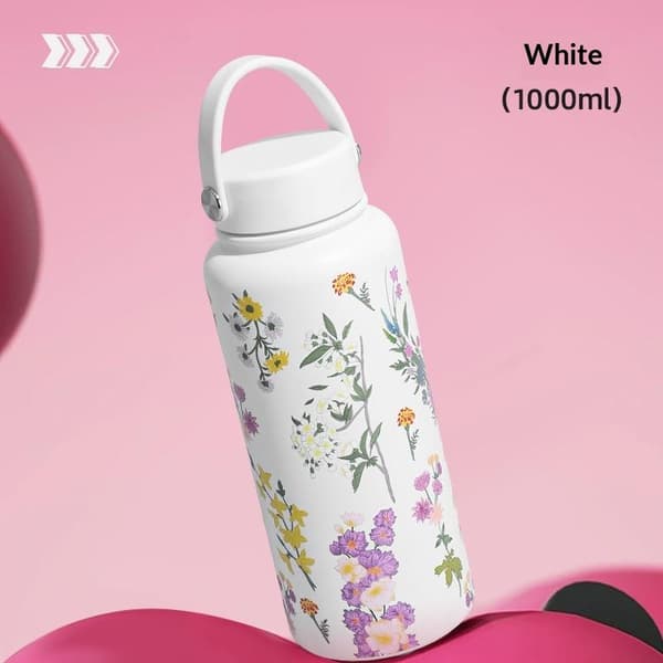 1000 ml vakuumisoleret termoflaske i rustfrit stål Purple