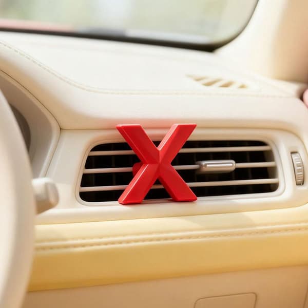 Langvarig billuftfrisker ventilklips med eterisk oljeduft A2