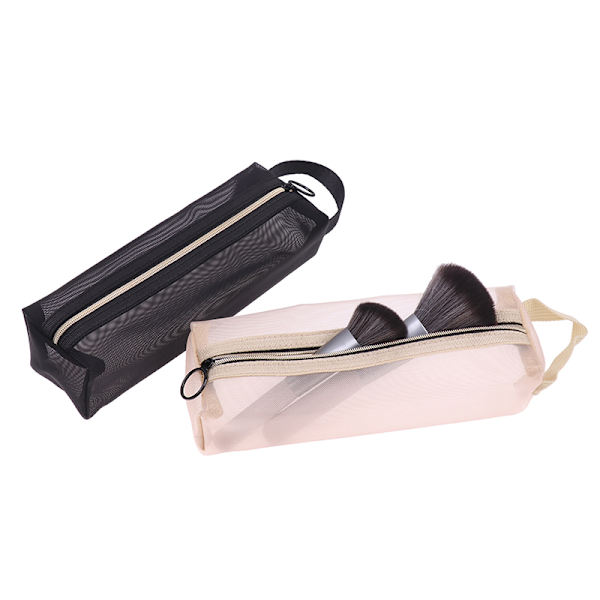 Meikkisivellin Case Kosmeettinen Toilettilaukku Organizer Mesh K Black M