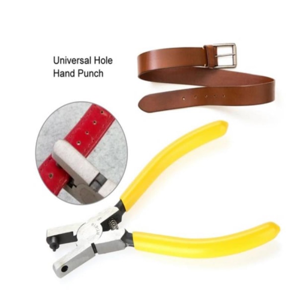 Universal handläderrem Watch Bälte Punching Tool Punc A1