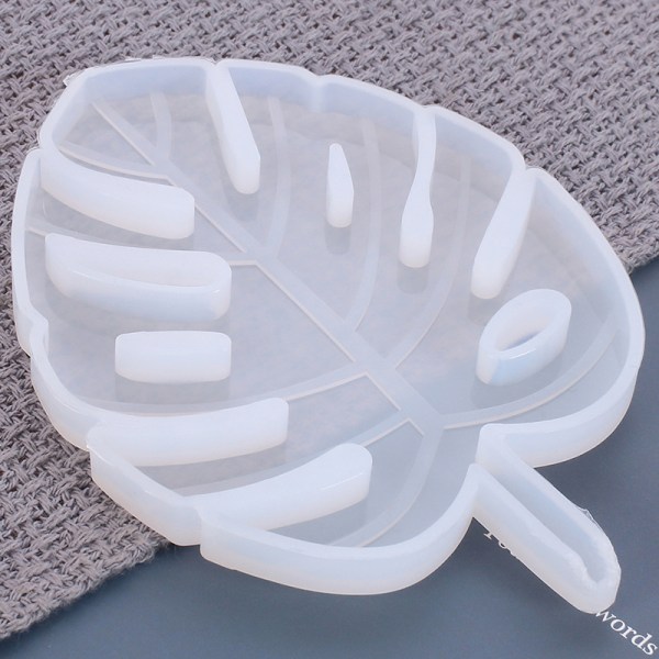 Monstera Leaf Silikone Forme til DIY Plaster Maple Leaf Bakke Ma A