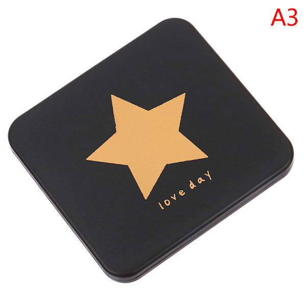 1PC kannettavat käsimeikkipeilit Kaksipuoliset Compact Mirr Star