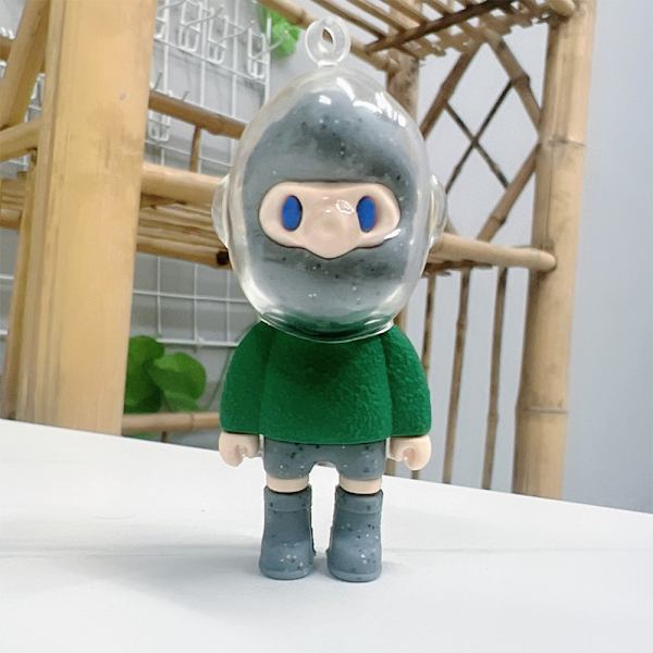 Sarjakuva-avaimenperä Kawaii Anime Figuuri Silikonimallin riipusavain A8