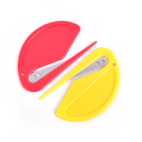 2st Mini Plast Brevöppnare Sharp Post Kuvertöppnare Black