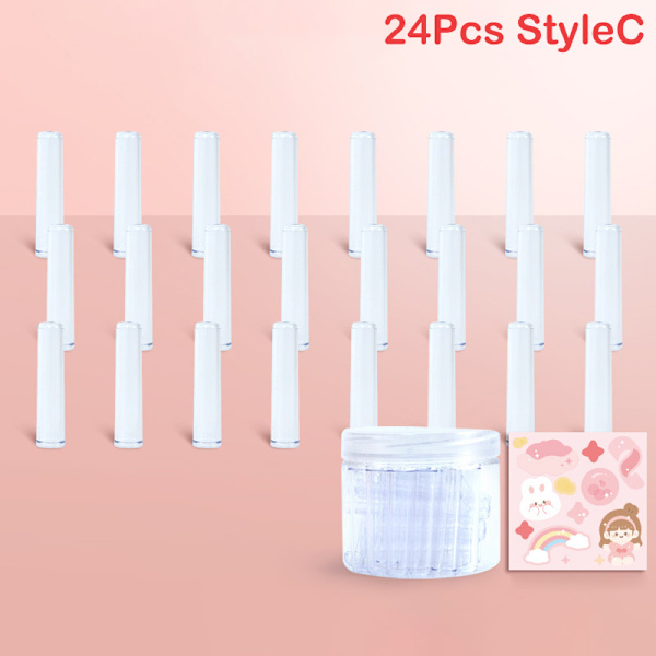 24/50 stk. e Pencil Cap Sleeve Cover Extender Plastic Protector S 24Pcs StyleC