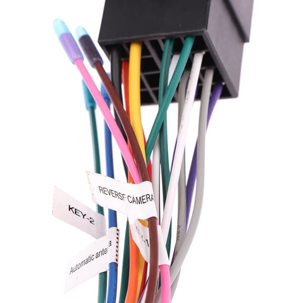 Bilstereoradio 16-pins ISO-kabeladapter Universalkontakt