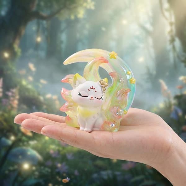 e Nine-Tailed Fairy Fox Mystery Box Blind Boxes Samlerlegetøj 1 Box Random