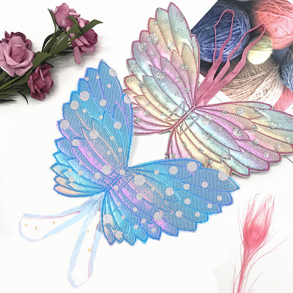 Butterfly Wings Dress Up Syntymäpäiväjuhlalahjatarvikkeet Cos Co A1