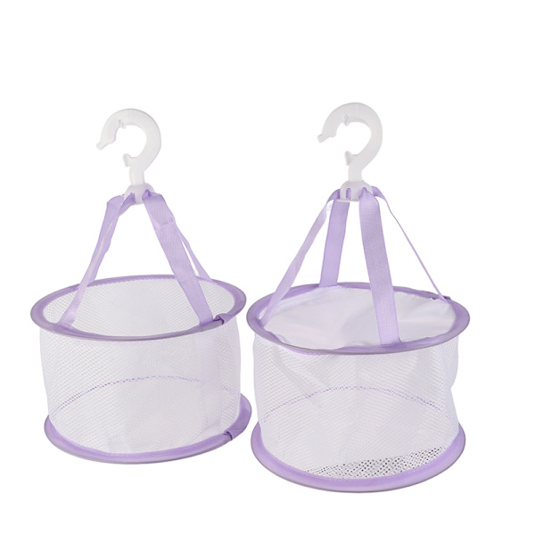 Beauty Meikki Kuivaus Verkkopussi Vaatteet Korin Meikkiharjan kuivaus Purple 2